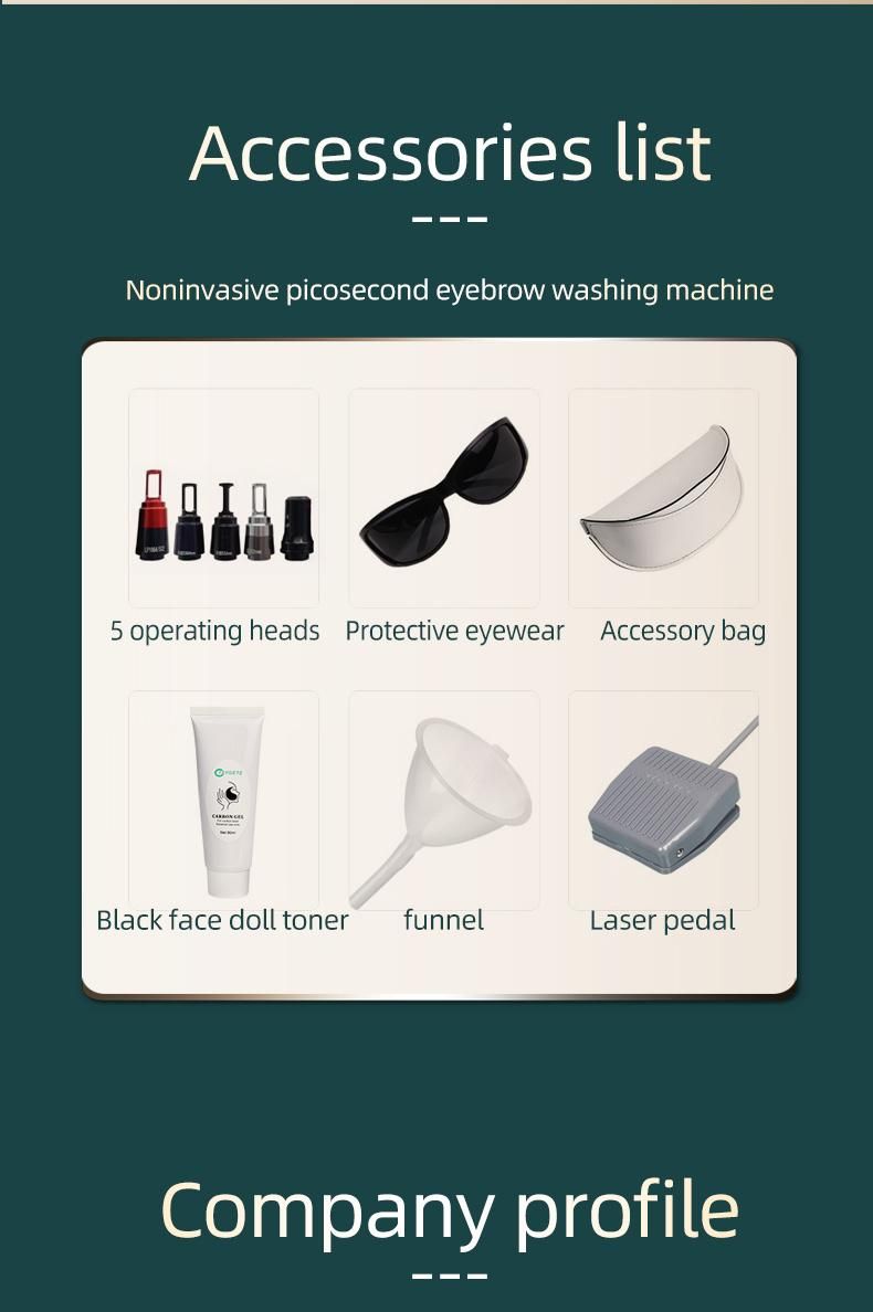 Handheld Picosecond Tattoo Laser Eyebrow Washing Machine for Remove Tattoo Near Face Hhdrafacial Remove Blackheads