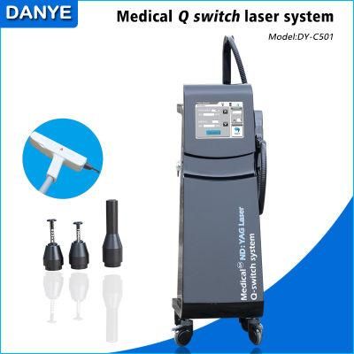 Hot Sale ND YAG Laser Q Switch 1064 532nm Tattoo Removal Beauty Machine