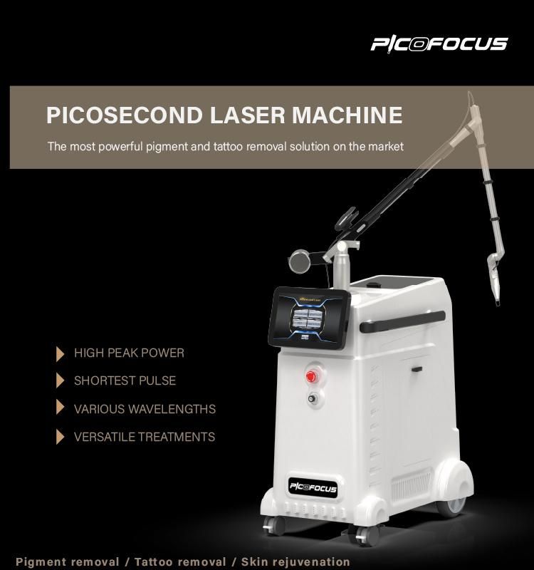 Laser Freckle Removal Permanent Adm Pigmentation Therapy Ce ND YAG Picosecond Laser Machine