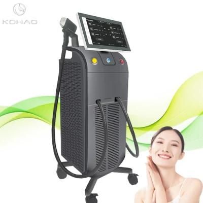 Tri-Wavelength 4K Diode Laser Hair Removal Laser 755 808 1064 Laser Titanium Ice Platinum Km Machine