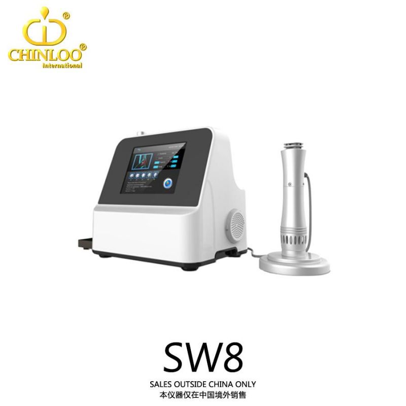 Sw8 Shoulder Pain Relief Extracorporeal Shock Wave Therapy Equipment