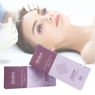 2021 Cross Linked Collagen Sub Skin Hyaluronic Acid Injectable Filler Deep 1ml 2ml