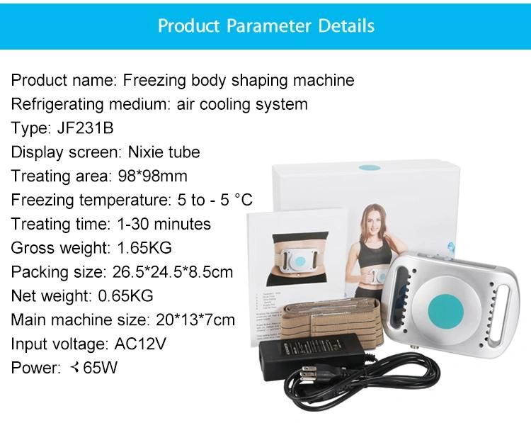 Portable Cryo Fat Freezing Body Slimming Machine for Home Use