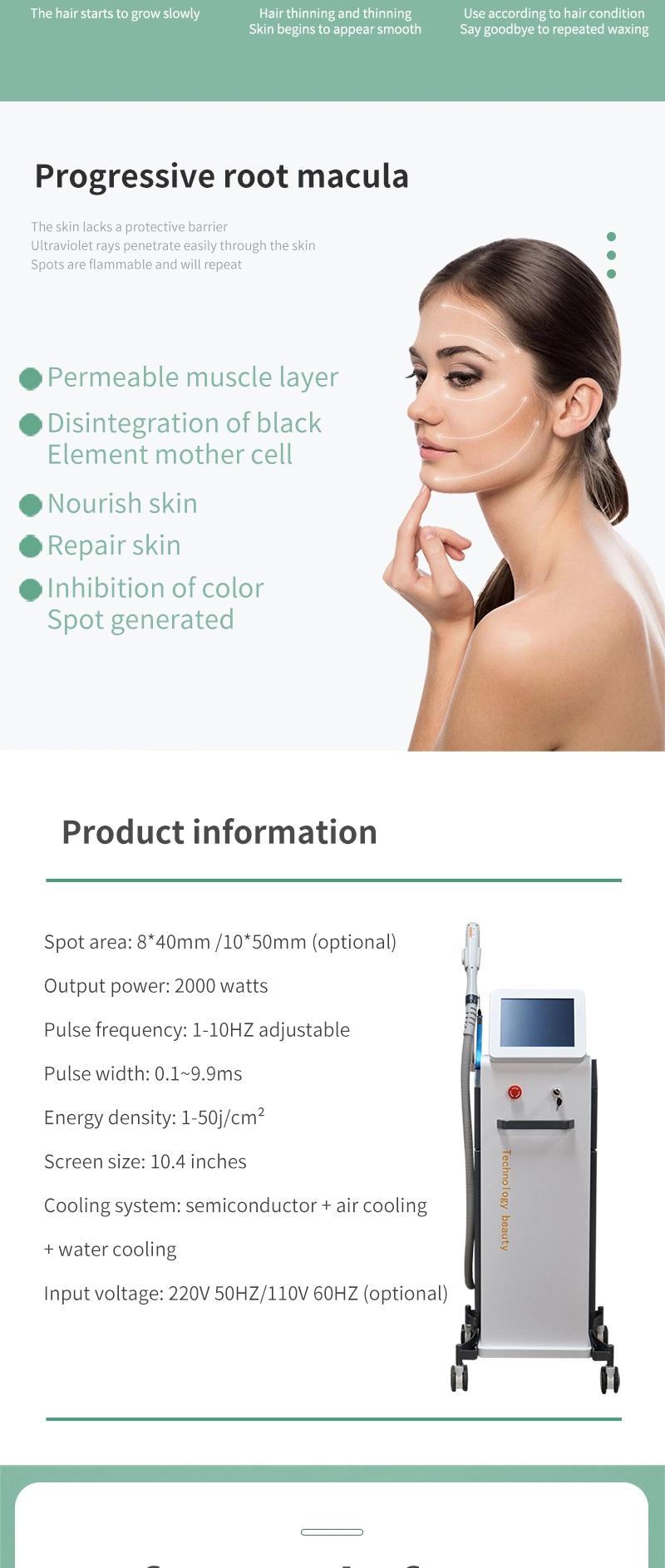 Advanced Technology Dpl Opt 420-1200nm Shr IPL Hair Removal Machine From China