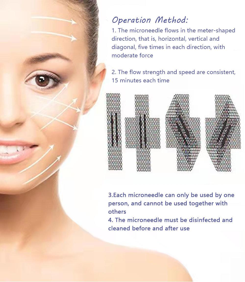 Face Massage 6 in 1 Derma Roller for Reduce Wrinkles