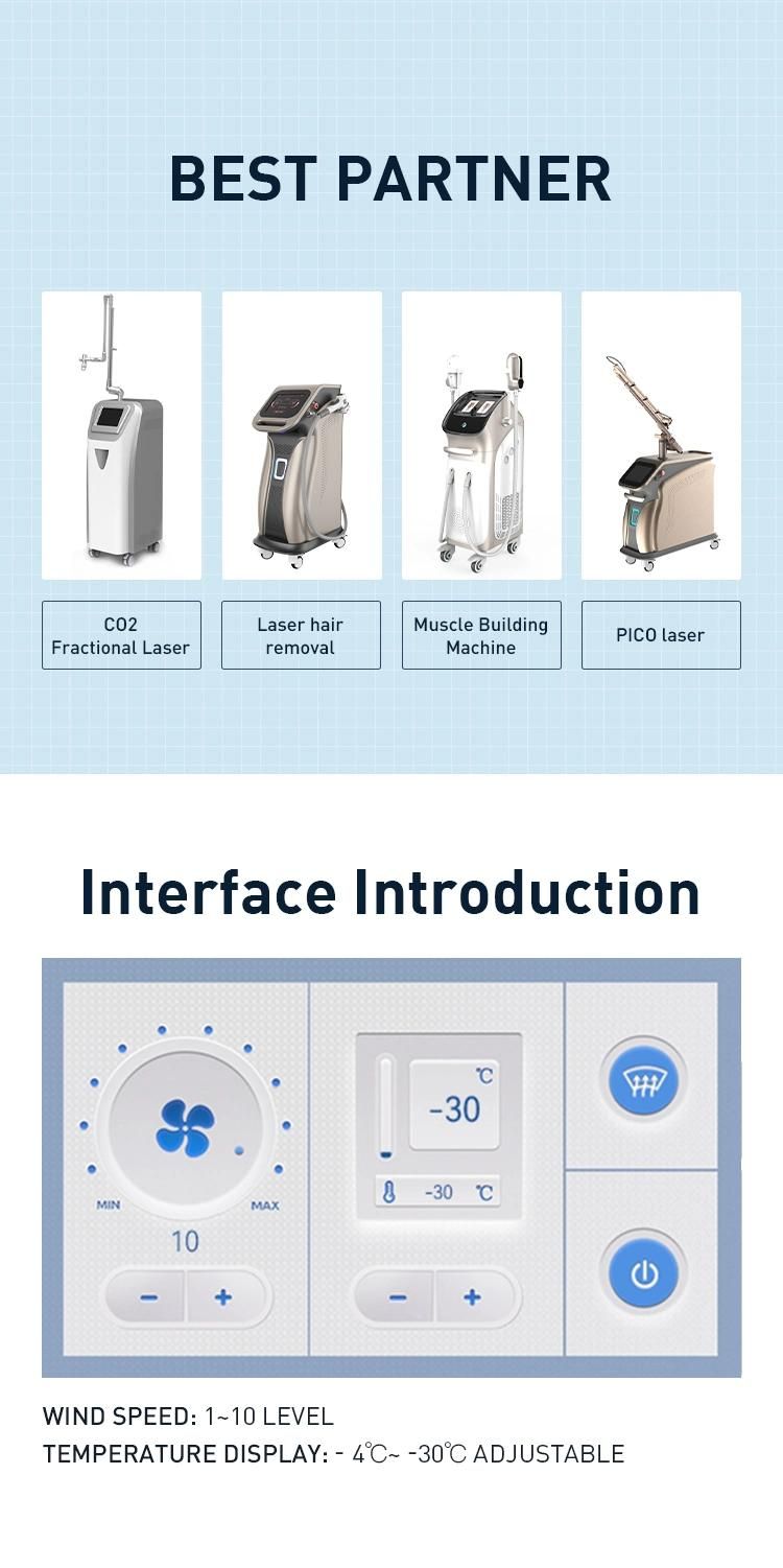 Cold Therapy Laser Skin Cooler Equipment Machine