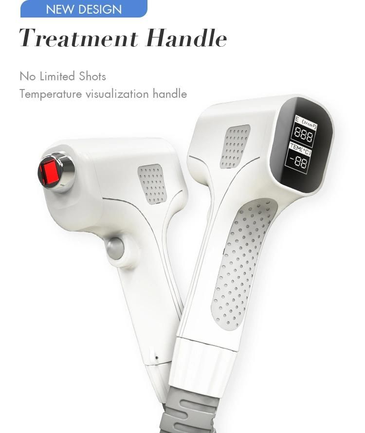 808nm Diode Laser Hair Removal Double Handle