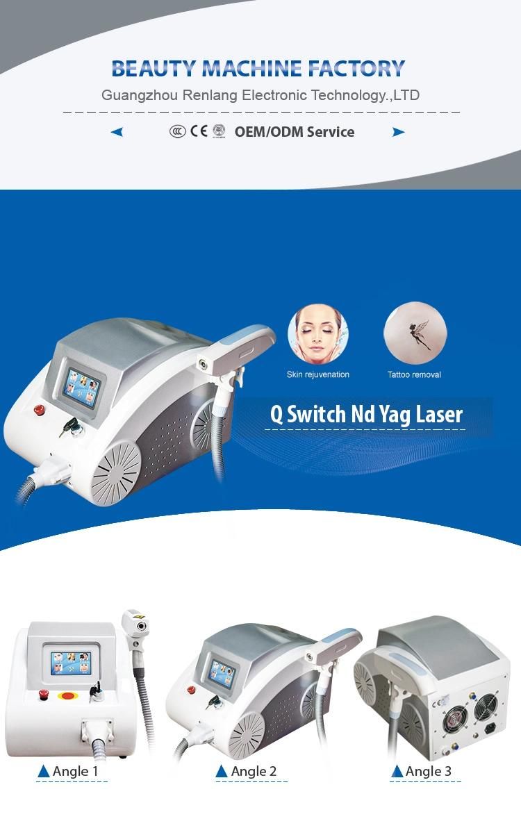 Laser Skin Rejuvenation Machine ND YAG Laser Tattoo Removal Beauty Equipment