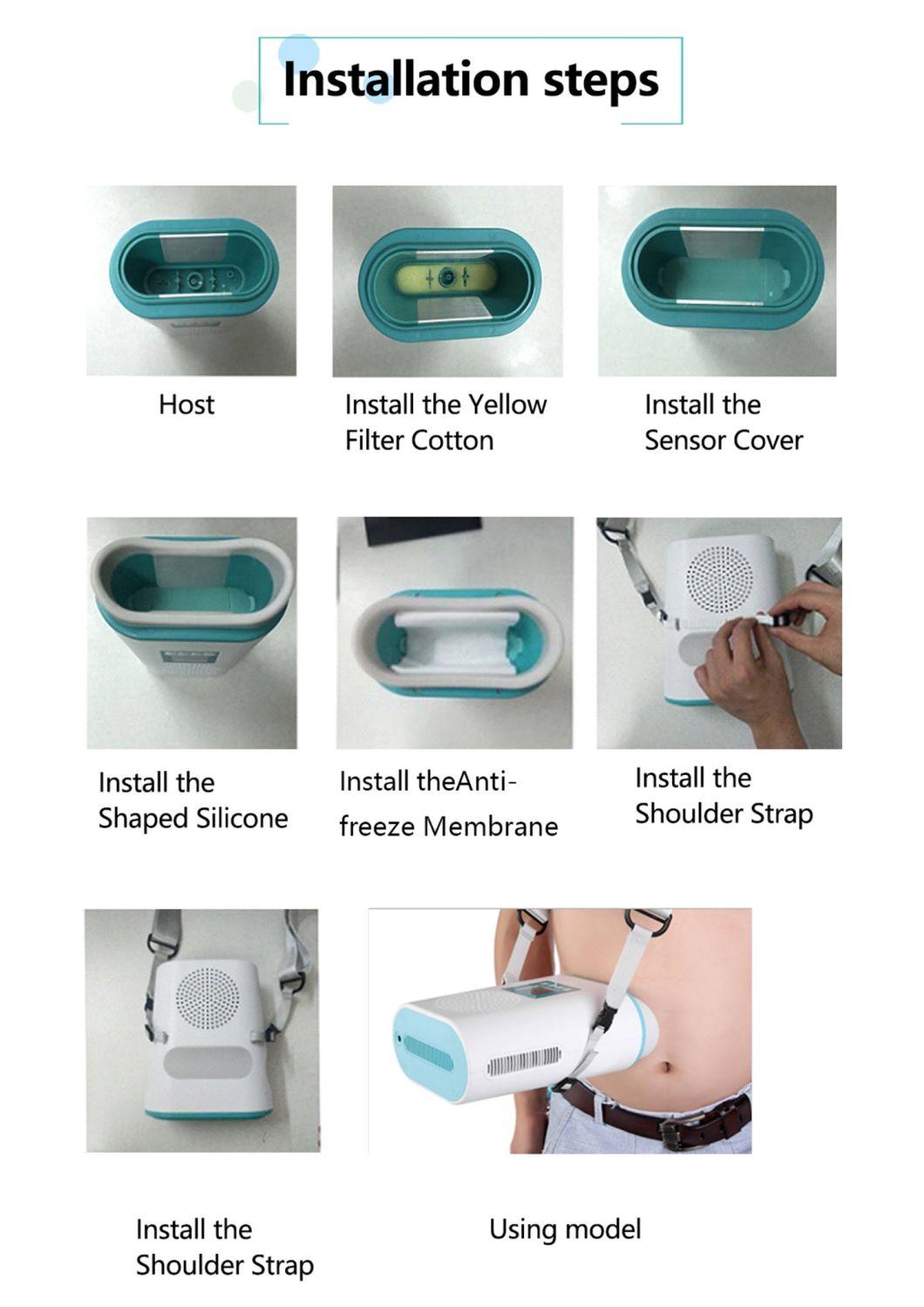 Mini Handheld Cryolipolysis Body Slimming Machine for Weight Loss Cool Shaping