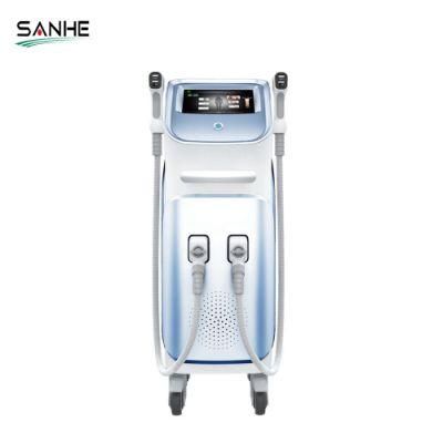 Vertical Dual Handle 808nm Diode Laser Hair Removal Machine