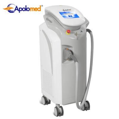 Med Apolo Triple Wavelength 755 808 1064 Diode Hair Removal Laser Machine