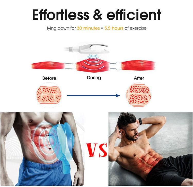 2 Handles Electromagnetic Fat Sculptor Home Use EMS Muscle Builder Body Firming Machine