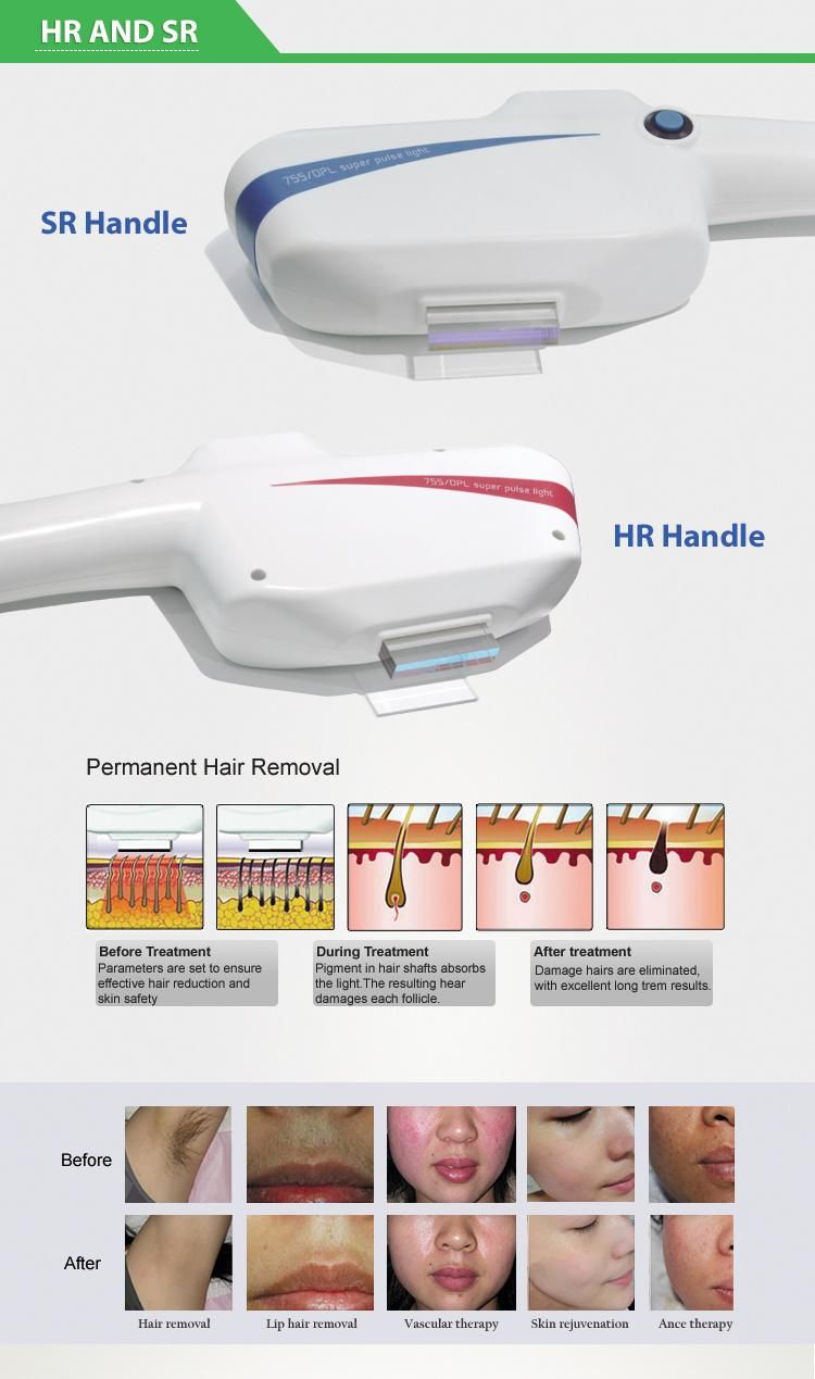 China Supplier 2 in 1 Dpl Shr System Hair Removal