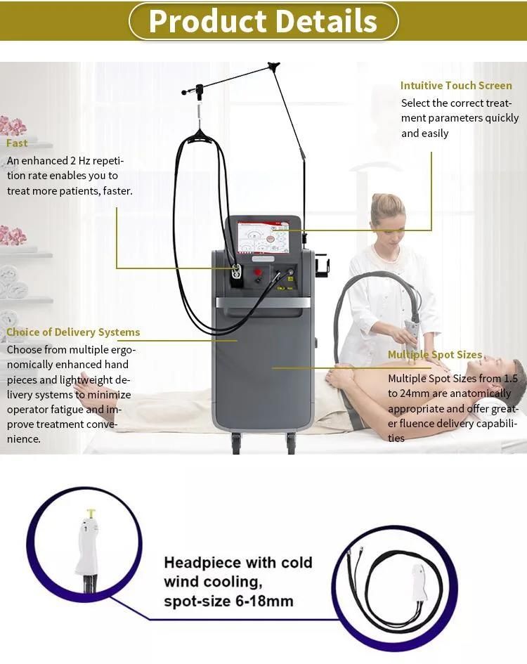 Original Factory New Alex Gentle 1064 755nm with Laser Hair Removal Free Shipping Free Technical Support with CE Alexandrite Laser