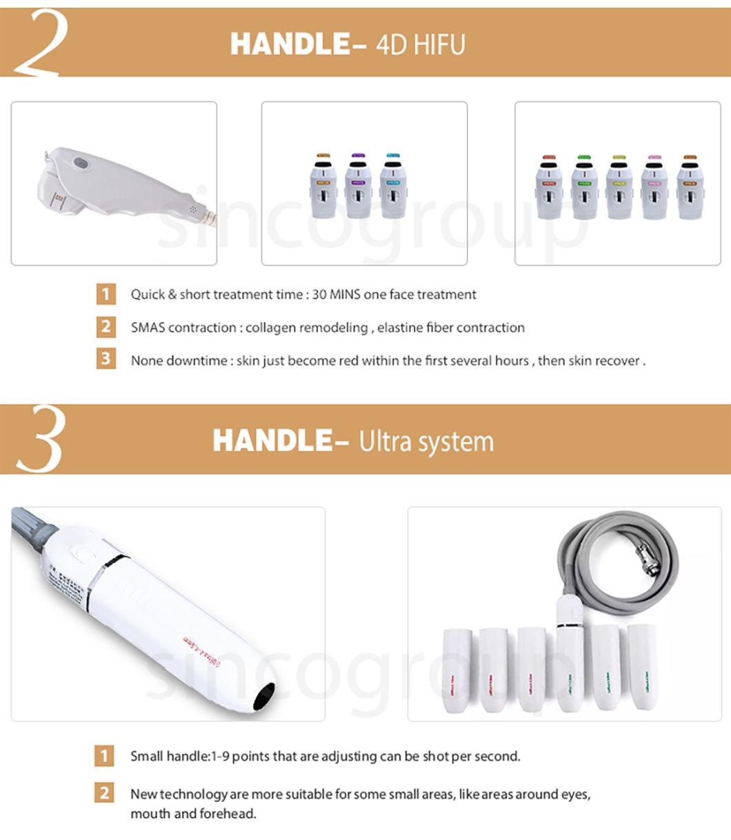 CE Medical Portable Anti Cellulite Face Lift Vaginal Tightening Wrinkle Removal Machine Ultrasound Hifu Fast and Efficient All Skin Types Applicable 7D Hifu (M)