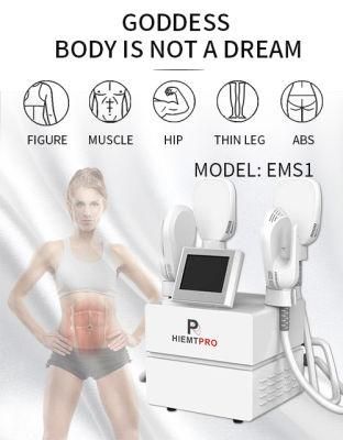 Portable EMS Sculpt 4 Handles Electromagnetic Sculpt Electromagnetic EMS Sculpting Machine