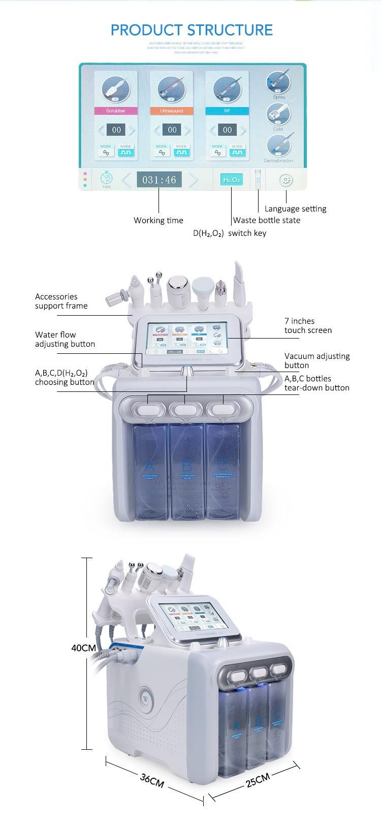 Oxygen Facial Machine Portable Facial Beauty Machine