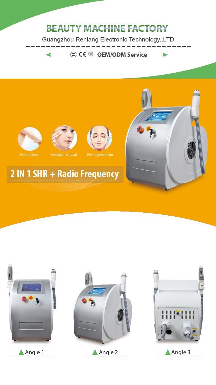 Portable IPL/RF/E-Light Shr Opt Hair Removal Machine