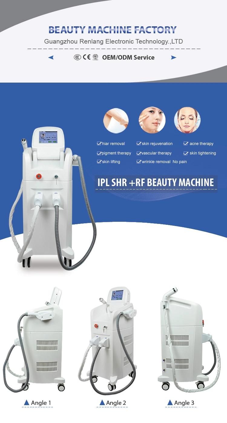 Shr IPL RF Elight Hair Removal Machine for Salon Use