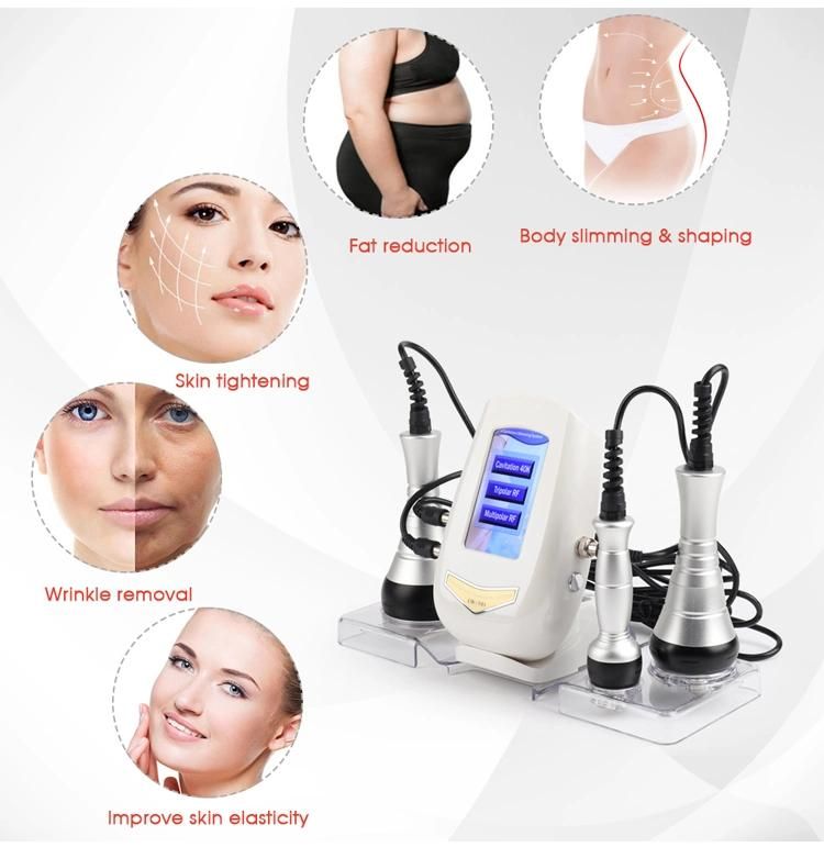 3 in 1 Multifunction Beauty Machine Cavitation RF Slimming Machine Skin Tightening Machine