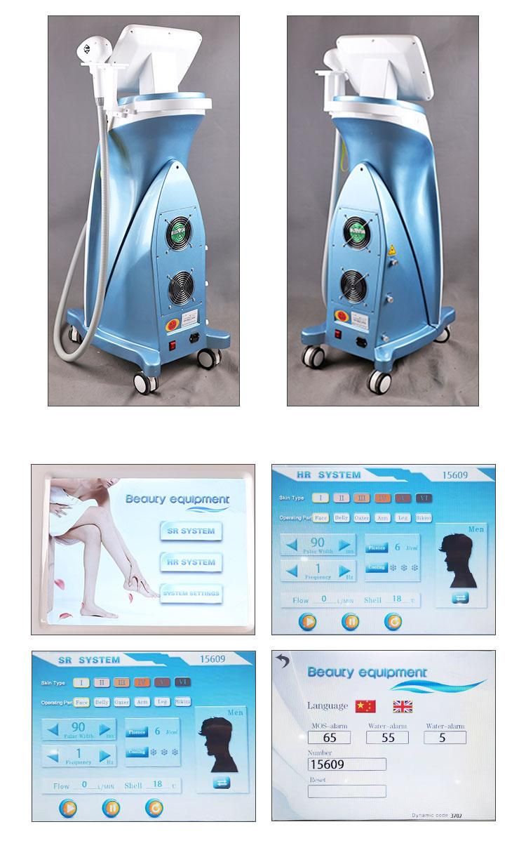 Hot Sale 808nm/810nm Diode Laser Beauty Machine Diode Laser Hair Removal Skin Rejuvenation Machine