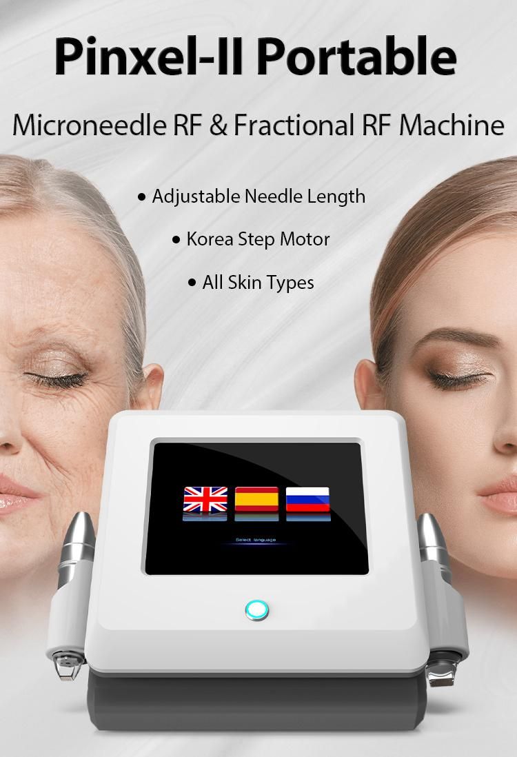 Fractional RF Face Lifting Skincare Wrinkle Removal Machine