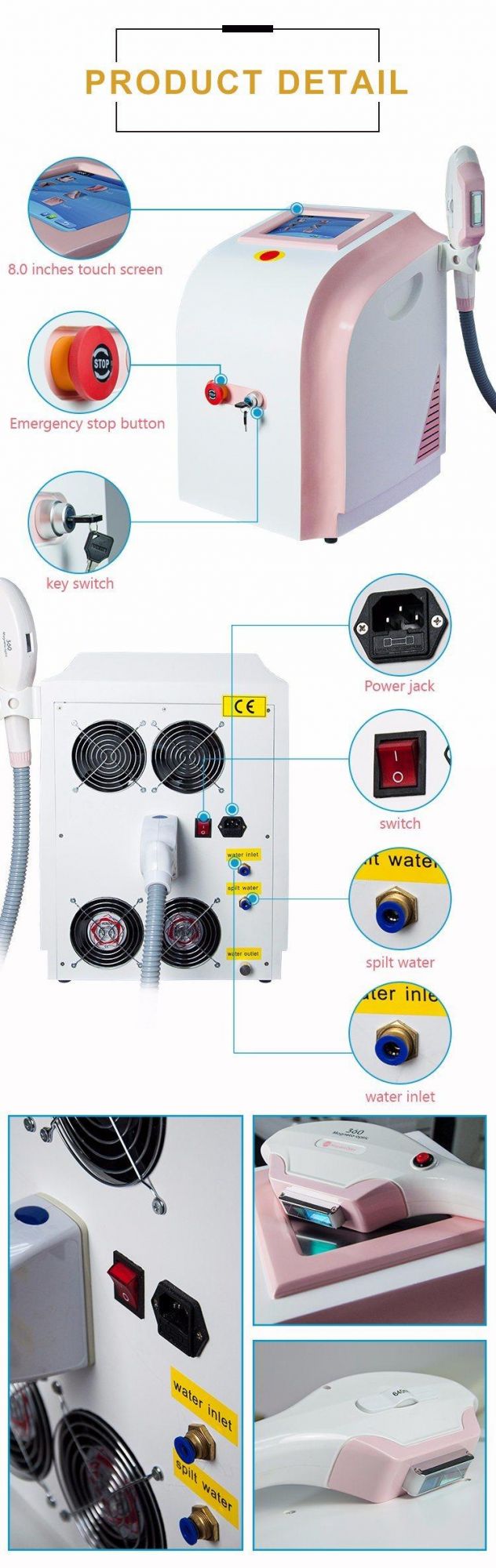 Factory Price Newest Distributors Elight IPL Hair Removal Machine