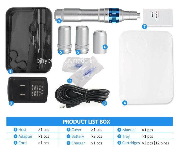 Hot Sales Derma Stamp Electric Pen Derma Roller Pen Microneedle System