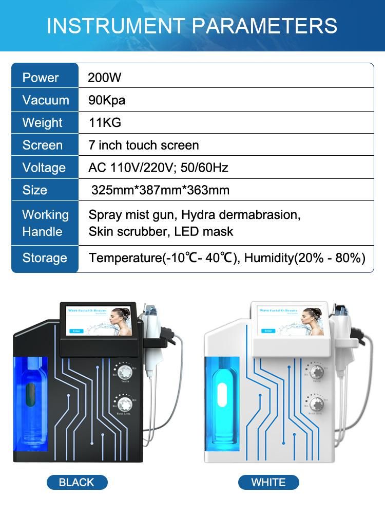 Multifunctional Facial Therapy Beauty Equipment Antiwrinkle Face Lift Hydra Machine