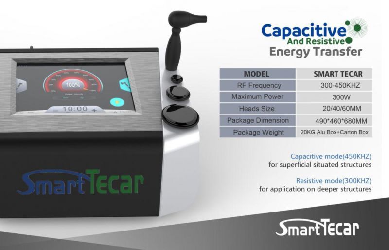 Capacitive and Resistive Energy Transfer 2 in 1 Equipment Smart Tecar Unipolar Radio Frequency Diathermy Machine Mslrf04