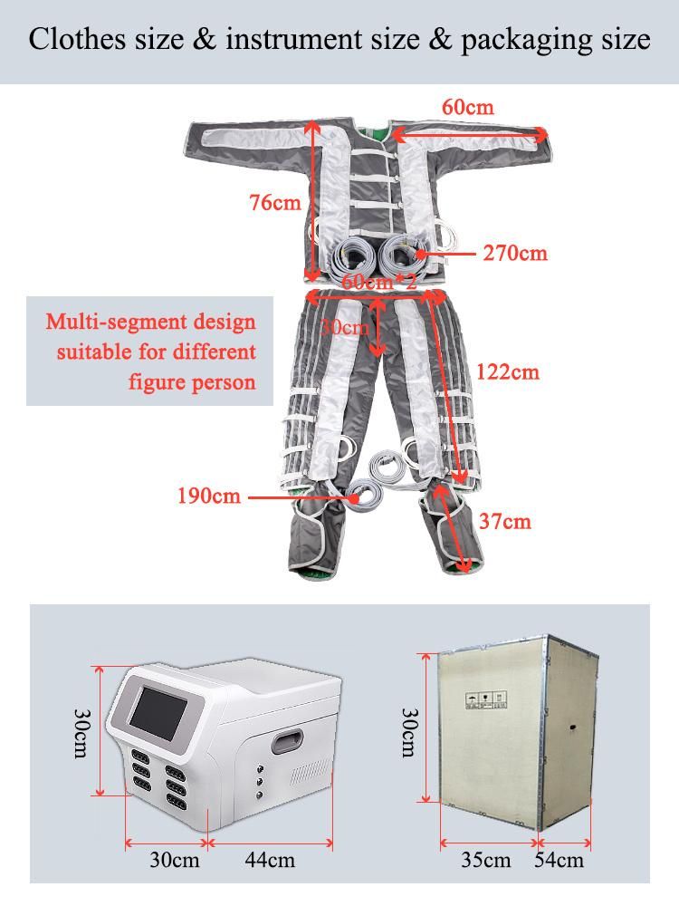 Lymph Drainage for Detox with 3 in 1 Pressotherapy Machine