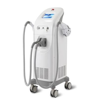 1064nm 2940nm Laser Floor Standing IPL Shr Laser Tattoo Device with RF Skin Lifting