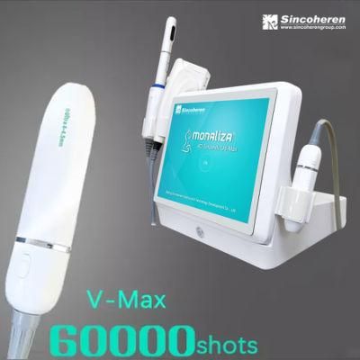 Hifu Smas Face Lifting Second Generation U One Hifu 4D Skin Tightening 60000 Shots V Max Hifu Medical Beauty Machine