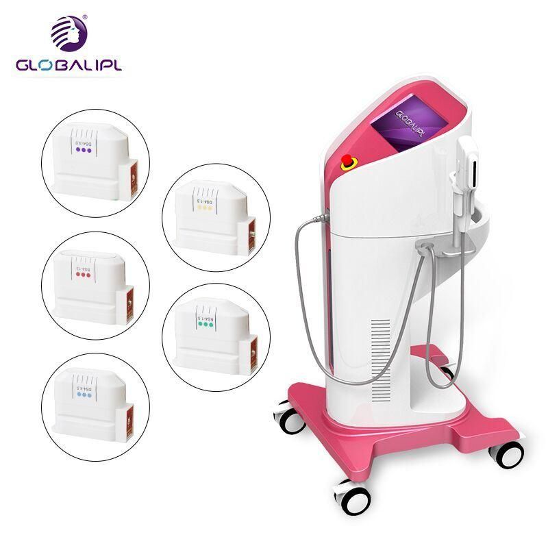 5 Cartridges for Different Depths of The Skin Vertical Hifu Machine