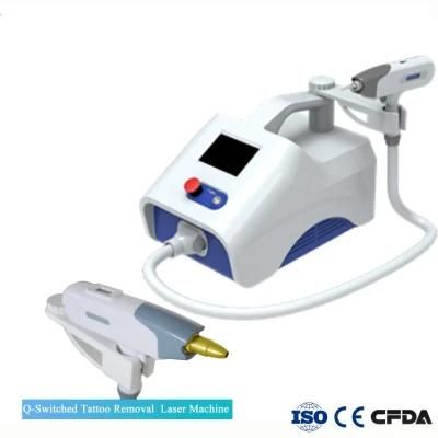 Carbon Laser Pigment Freckle Tattoo Removal Q Switched ND YAG Laser