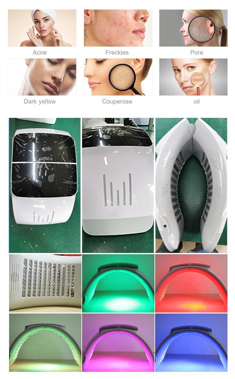 Salon Skin Tightening Wrinkle Remover PDT LED Ance Equipment