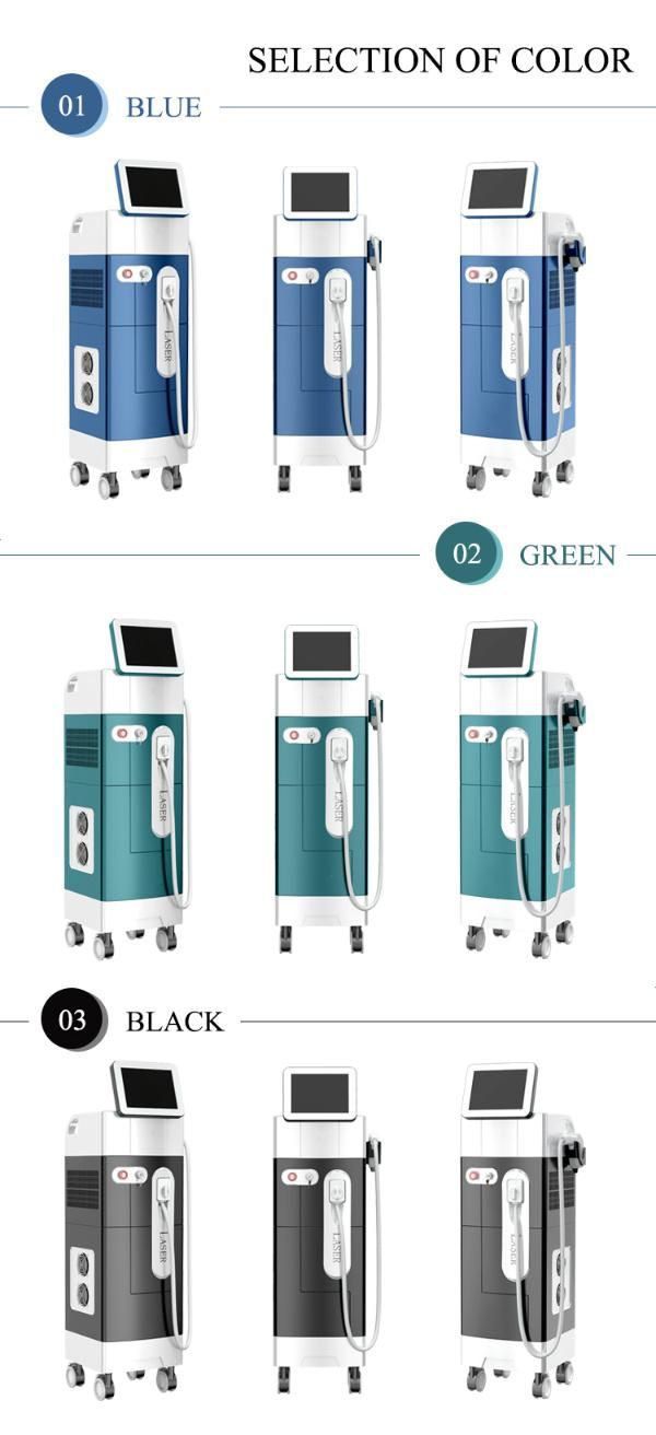 Diode Laser Machine with 808nm Wavelength for Permanent Hair Loss Machine