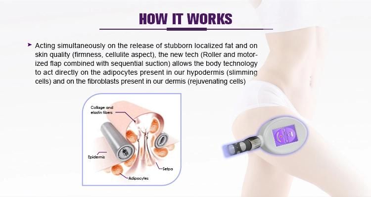 Radio Frequency Cellulite Reduction Body Sculpting Fat Reducing Vela Slimming Machine Fat Removal