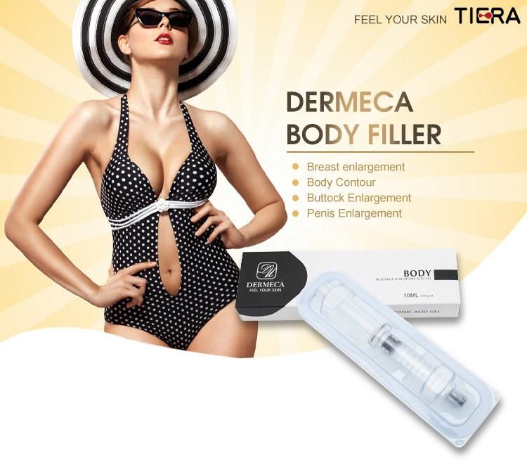 China Manufacture OEM Dermeca Perfect 10ml Breast Enhancement Dermal Filler Injections 0.3% Lidocaine Hyaluronic Acid with ISO 13485 Certificate/Mdsap/GMP