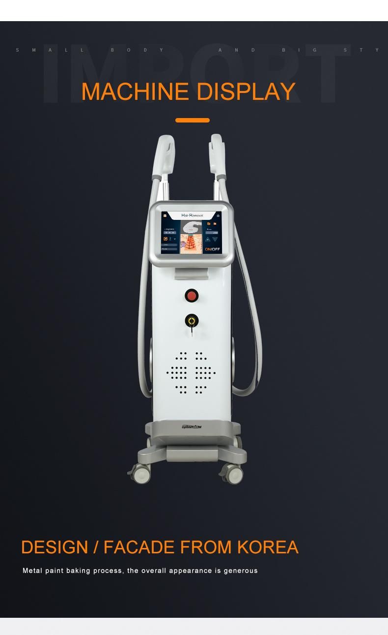 Multifunctional IPL+Laser Beauty Equipment for No Pain Hair Removal Skin Rejuvenation IPL