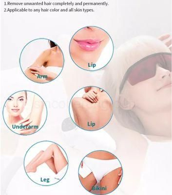 High Power Large Spot Multiple Wavelengths Diode Laser Hair Removal Machine