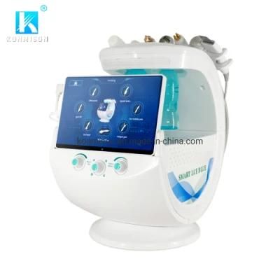 Smart Ice Blue Hydra Therapy Facial Beauty Equipment with Skin Analyzer 7 in 1 Skin Management Machine