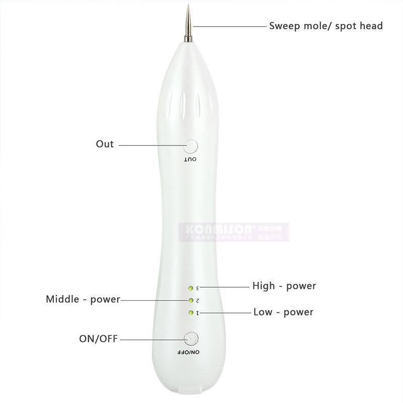 USB Rechargeable Type Mole Removal Tool for Home Use Spot Remove