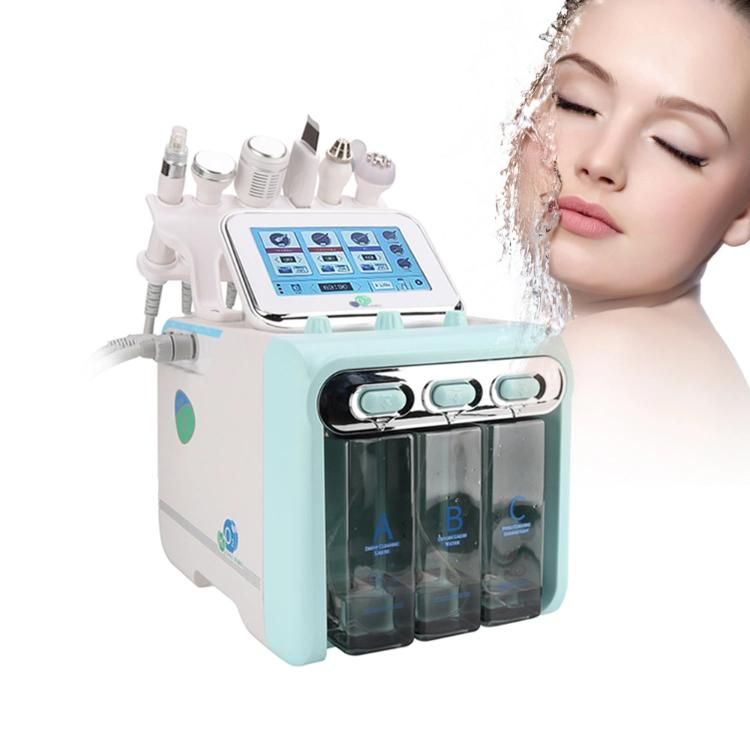 6 in 1 Hydrofacial Machine Oxygen Facial Skin Water Peel Microdermabrasion Machine for Beauty