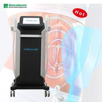 New Arrivals Two Handles EMS Body Contouring Machine Cellusculpt 3000W 150Hz Slim Fat Removal Weight Loss Muscle Building