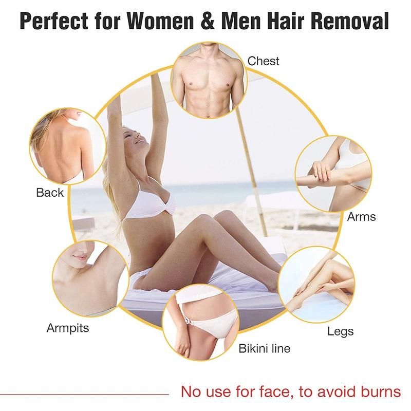 at-Home IPL Hair Removal for Women and Men Painless Hair Remover Device for Facial Whole Body