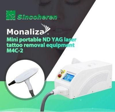 Popular Mini ND YAG Laser 532nm 1064nm Laser Q-Switched Tattoo Removal Pigment Erasing Laser Machine