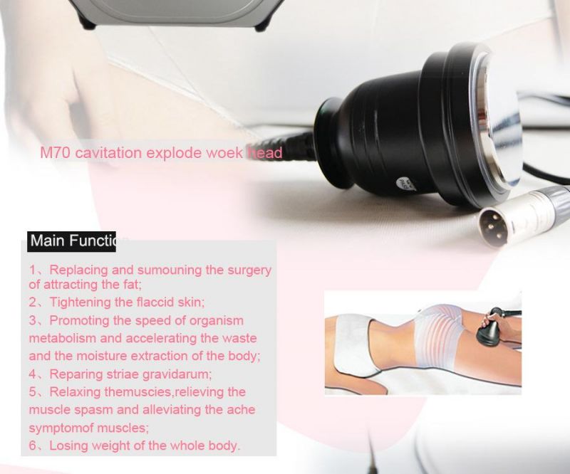 Portable RF Cavitation Ultrasonic Beauty Machine for Skin Tighten and Cellilute Reduction (RU+6)