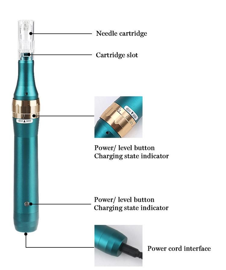 Rechargeable Derma Pen F7 Micro-Needling Electric Skin Rejuvenation Portable Equipment