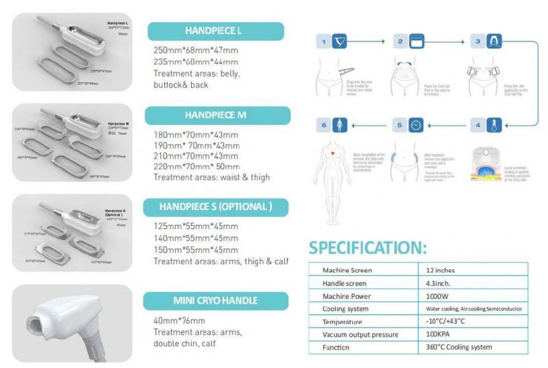 Exclusive Appearance 360 Cryolipolysis Fat Freezing Body Slimming Machine